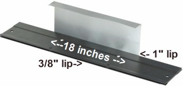 3/8 " and 1" lips