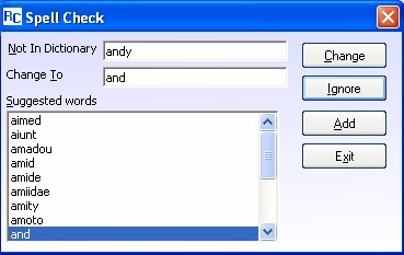 Spell Checker program