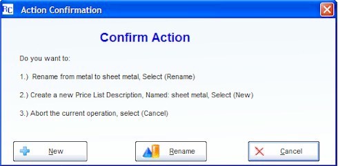 manage material list